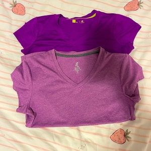 2 dry fit t shirts